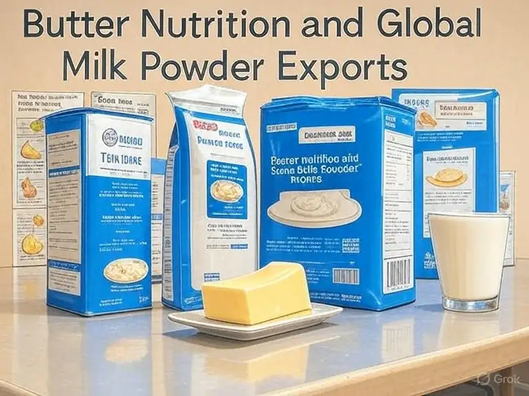 Butter Nutrition and Global Milk Powder Exports